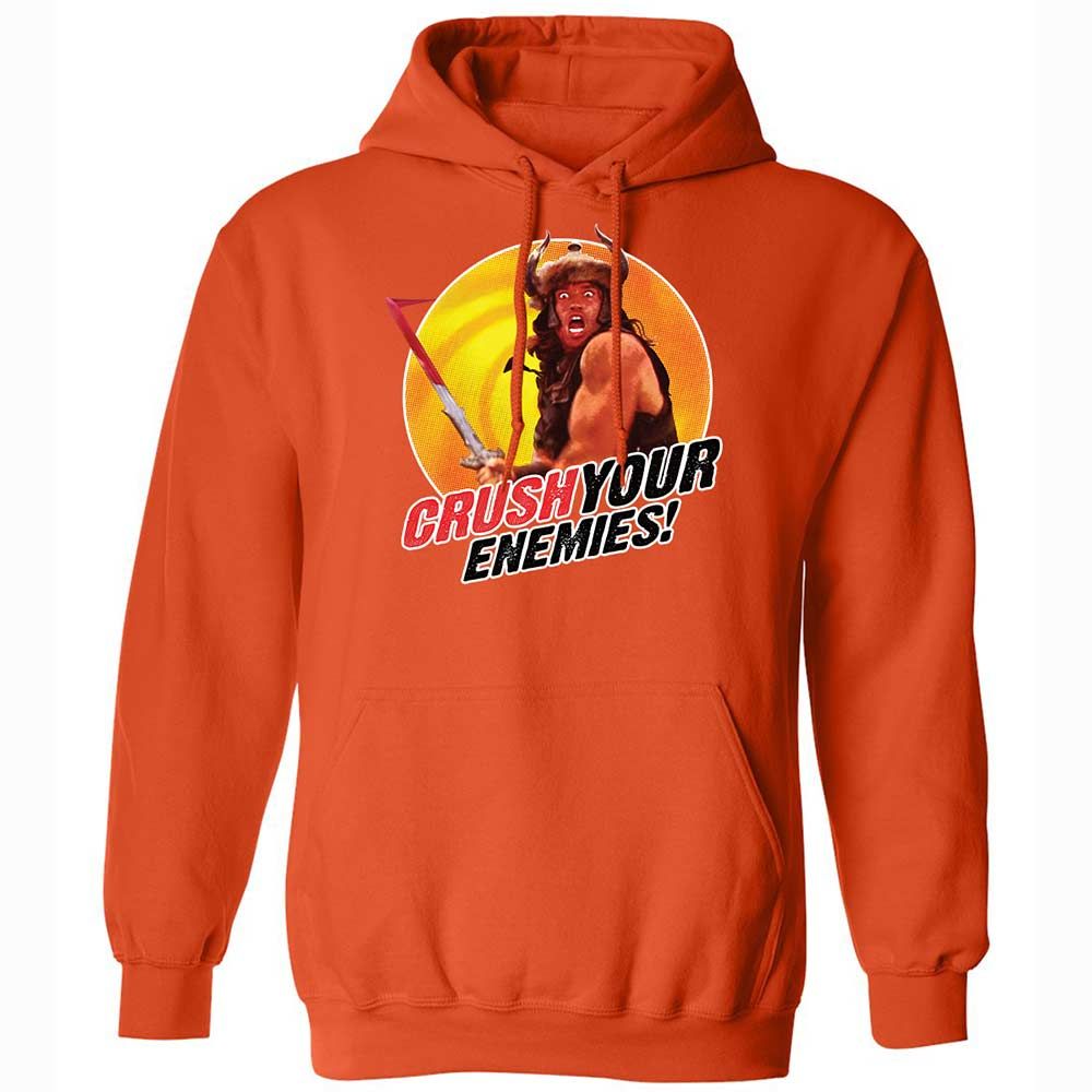 Classic Unisex Hoodie - 2M9FG7D6 - Orange - 13