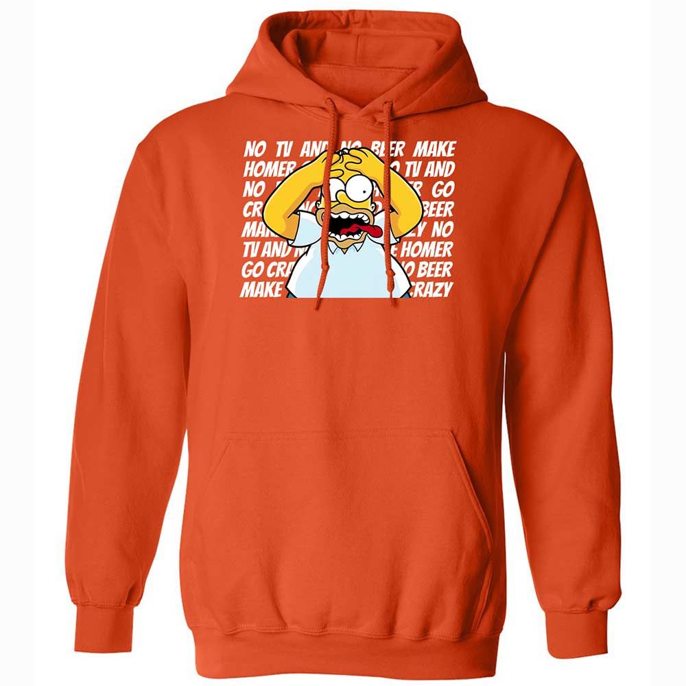 No TV and No Beer Make Homer Go Crazy - Orange - 13