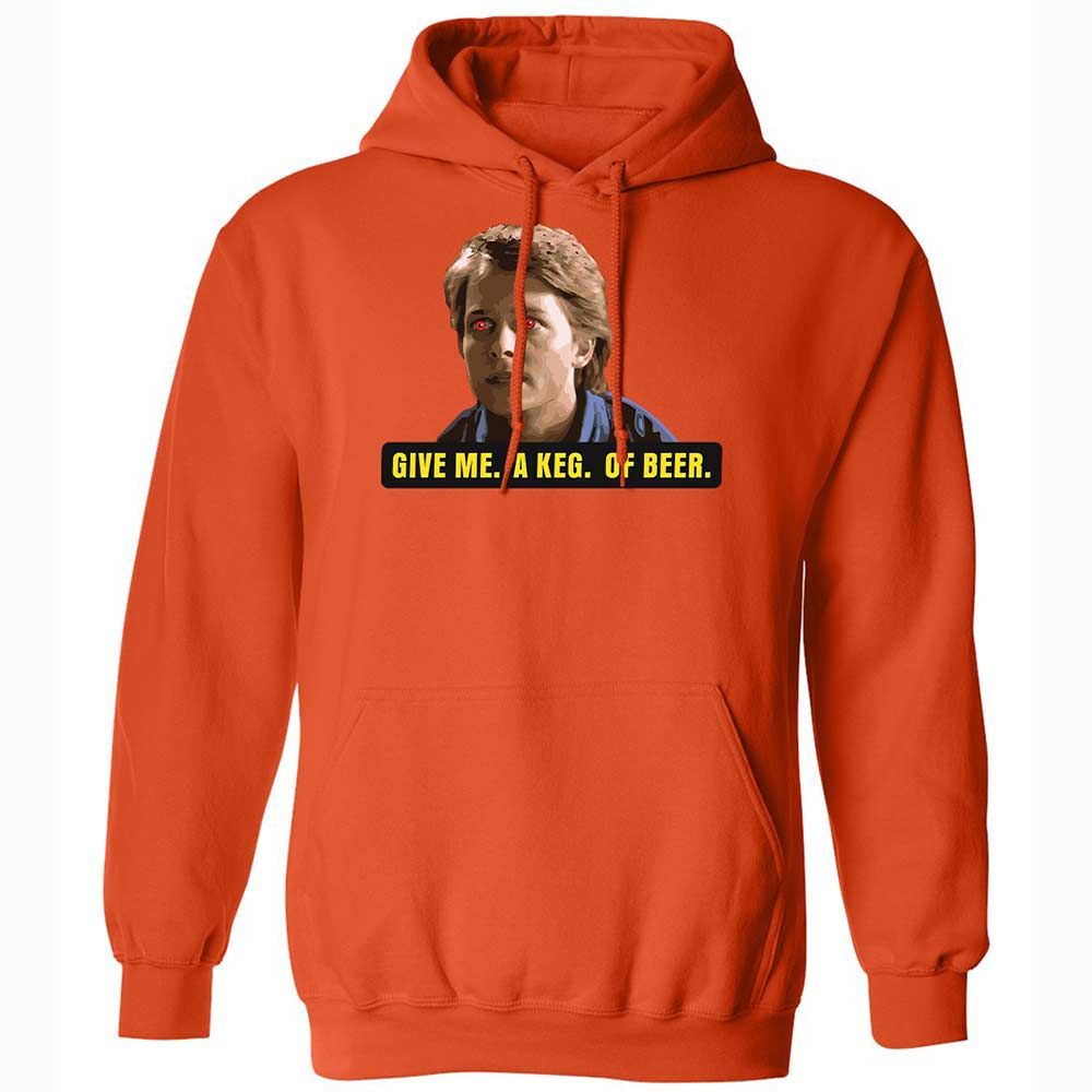 Classic Unisex Hoodie - 4LHA2XJN - Orange - 13