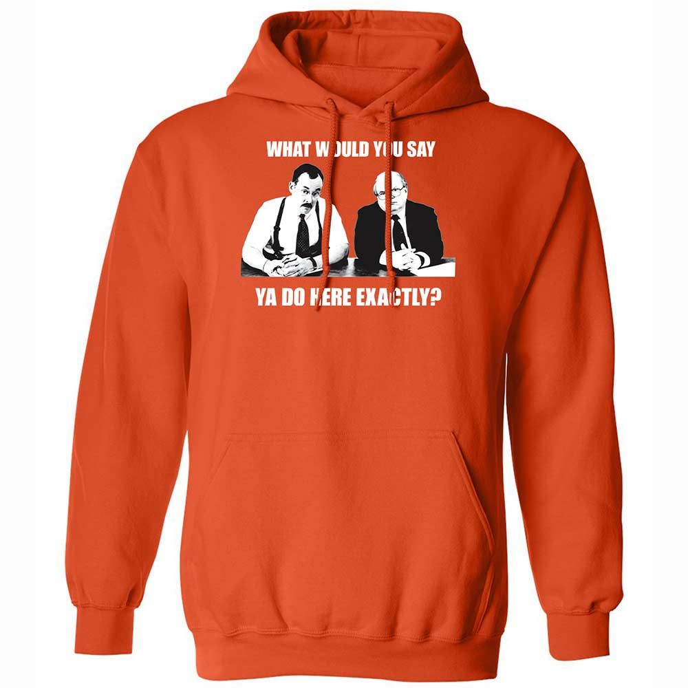 Classic Unisex Hoodie - LDX8GQBC - Orange - 13