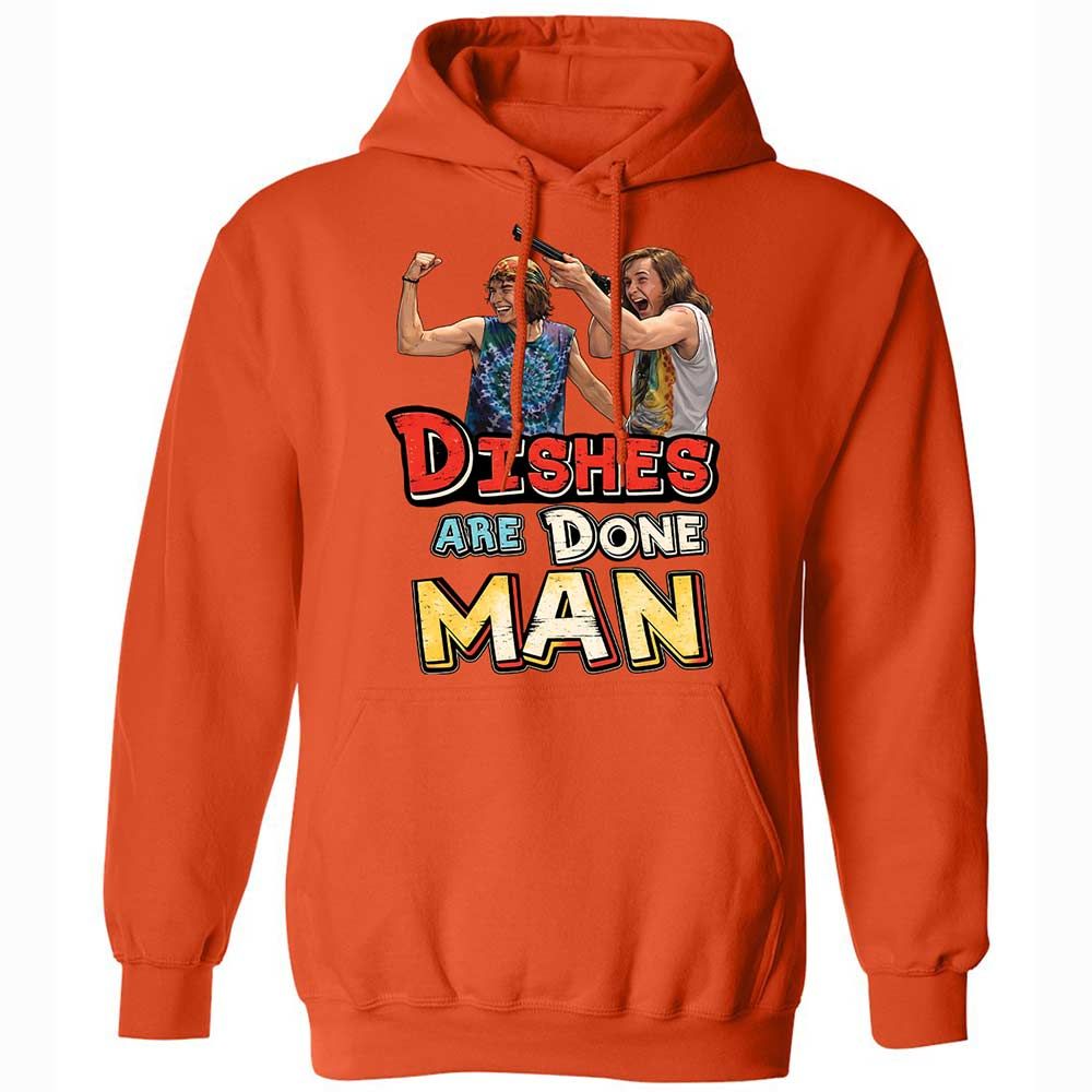 Classic Unisex Hoodie - QW97V61L - Orange - 13