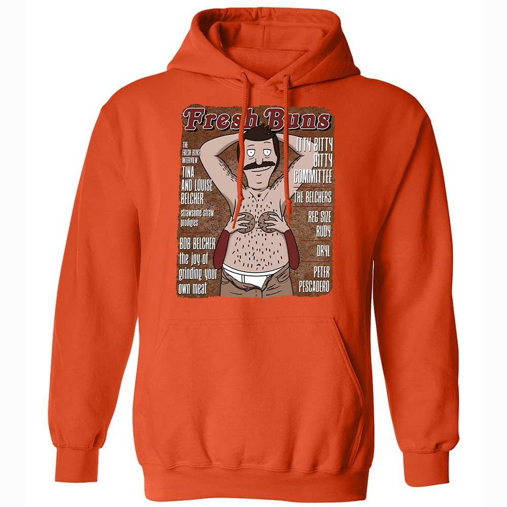 Classic Unisex Hoodie - T443N8KH - Orange - 13