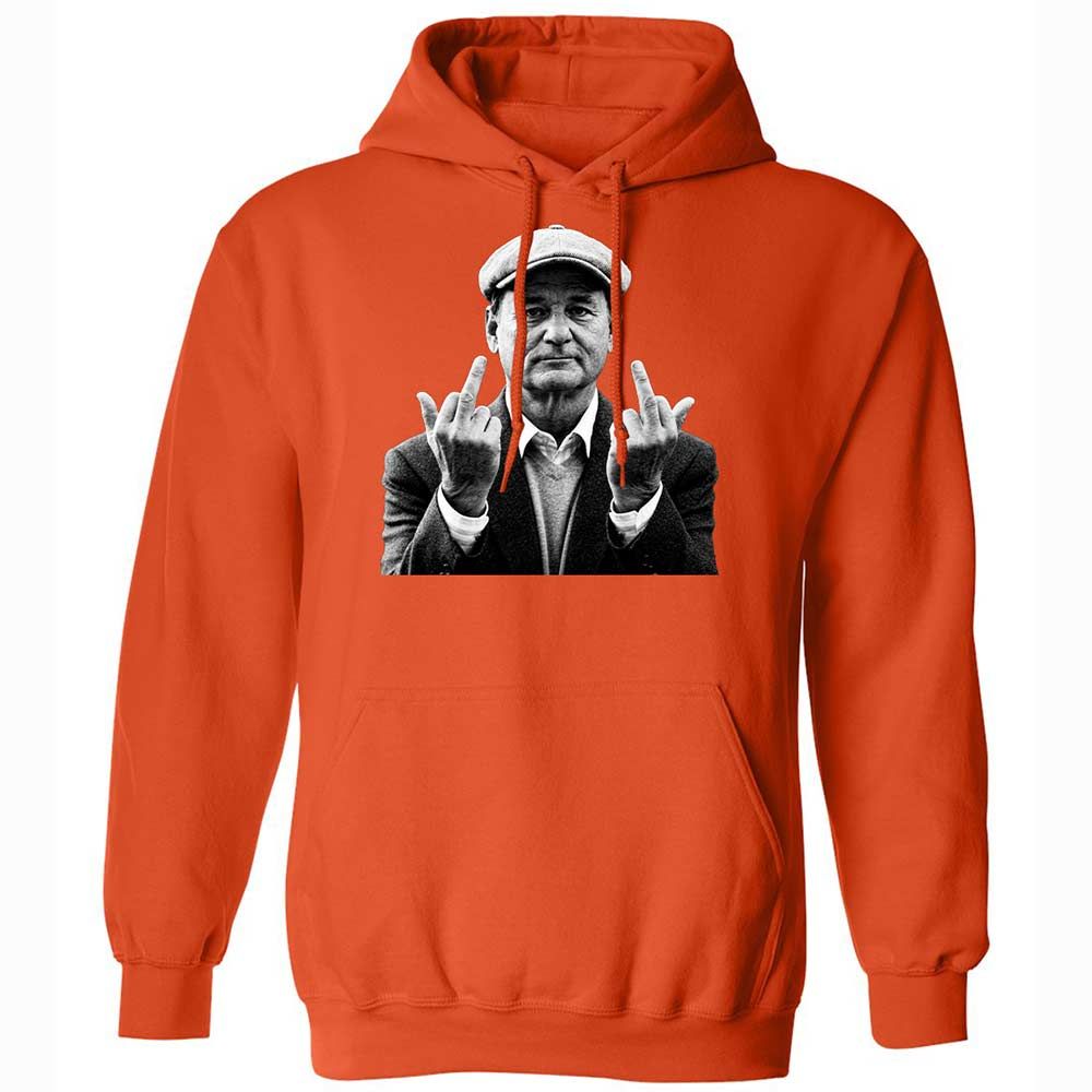 Bill Murray Middle Finger - Orange - 13