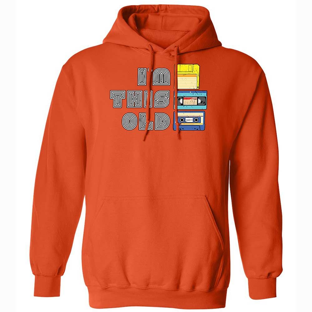 Classic Unisex Hoodie - Black - Orange - 13