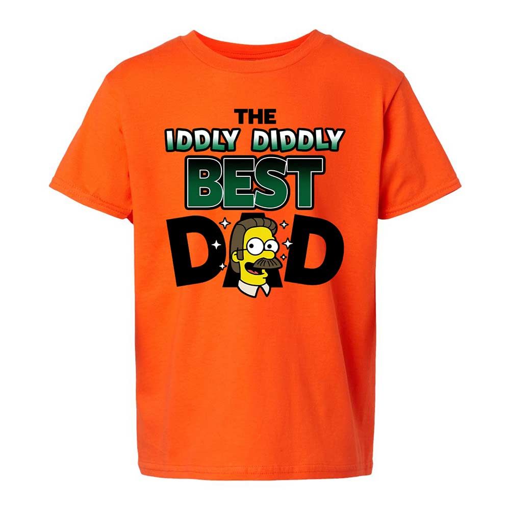 The Iddly diddly best dad - Orange - 13
