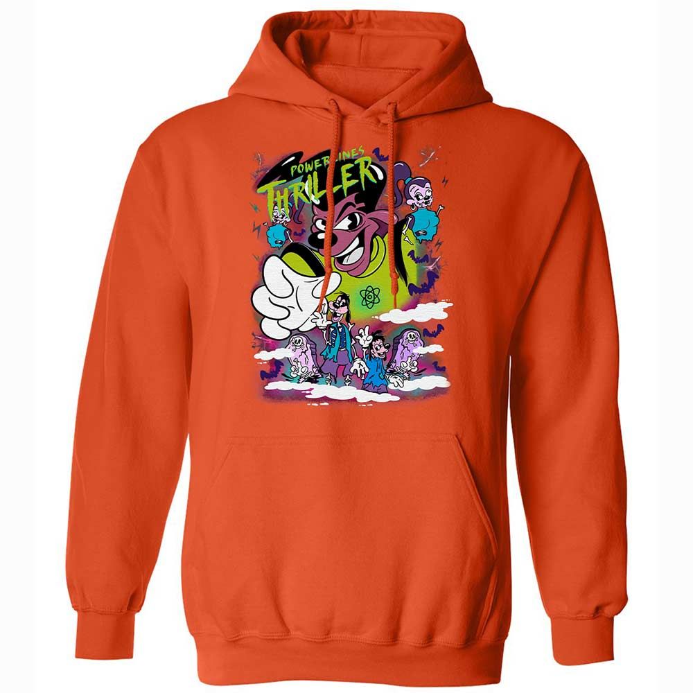 Vintage Pop Cartoon Horror Mashup - Orange - 13