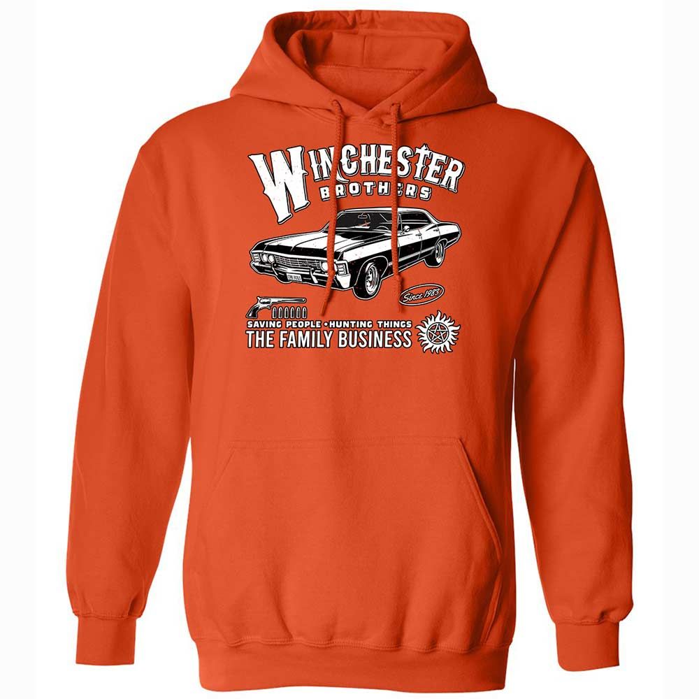 Classic Unisex Hoodie - M2E5AE81 - Orange - 13