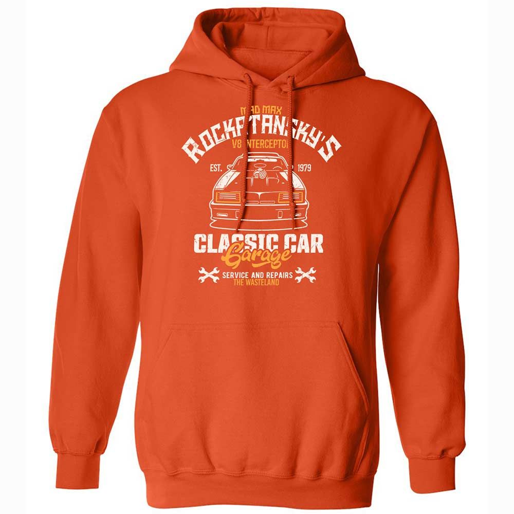 Classic Unisex Hoodie - QFBM6WQT - Orange - 13