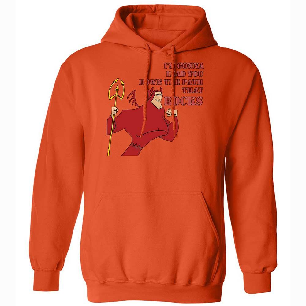 Classic Unisex Hoodie - NAT1VZ3U - Orange - 13