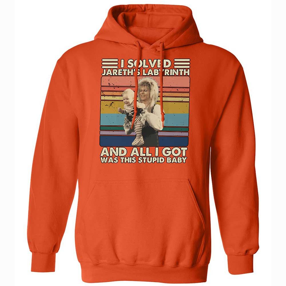 Classic Unisex Hoodie - HTBTVYAU - Orange - 13