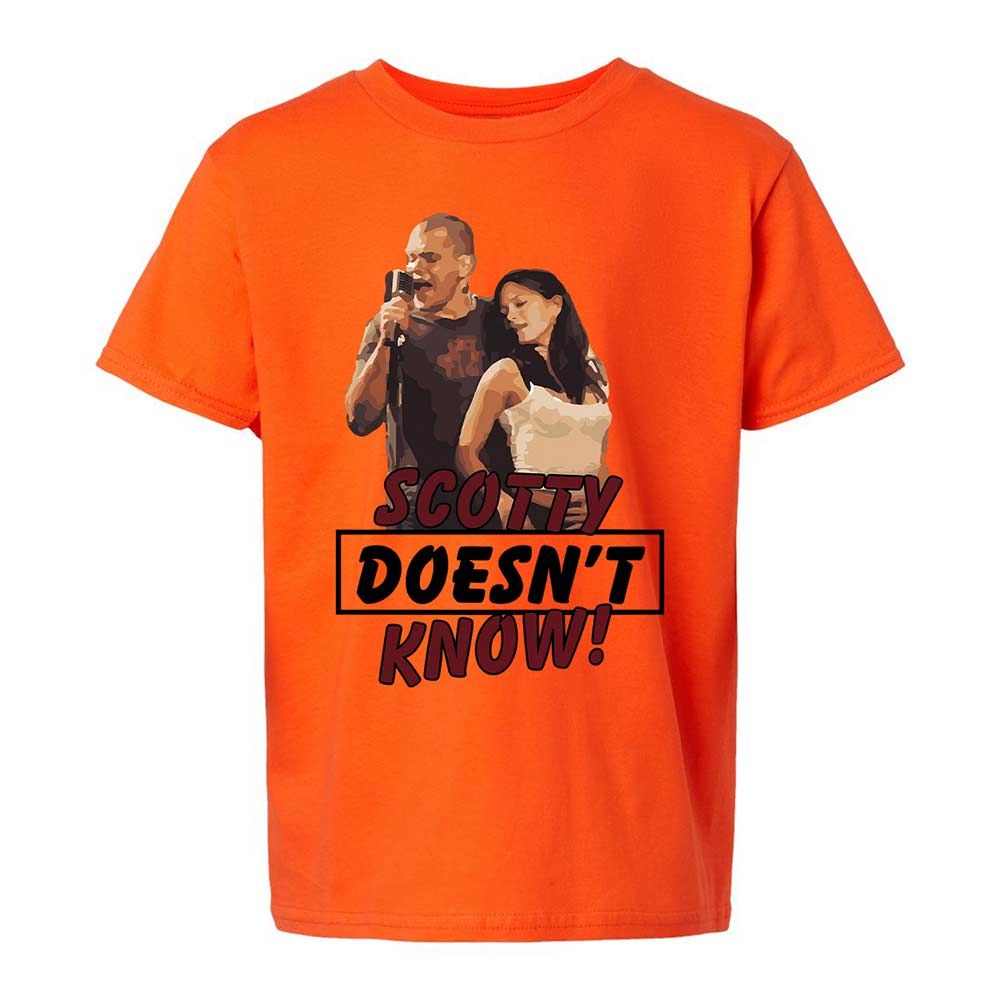 He Doesn't Know - Orange - 13