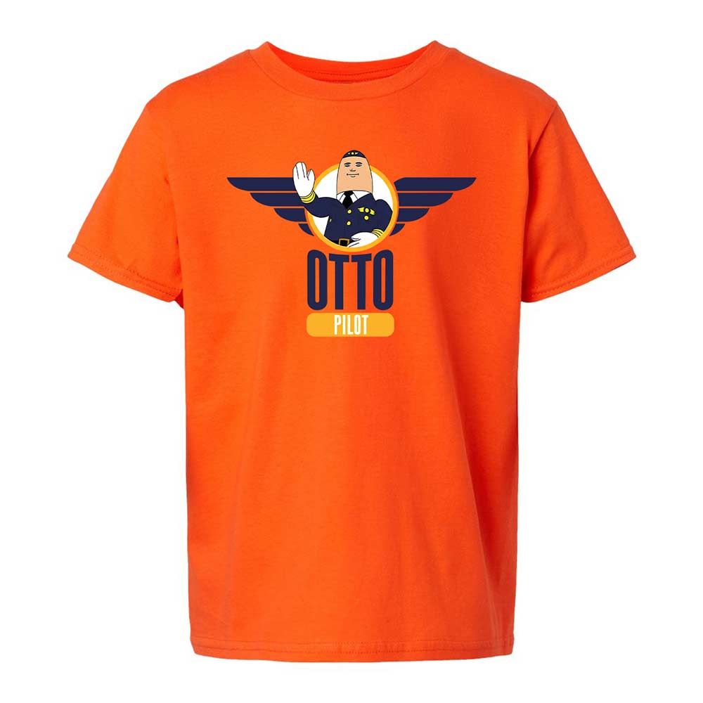 Kids T-Shirt - D6BD1L8K - Orange - 13
