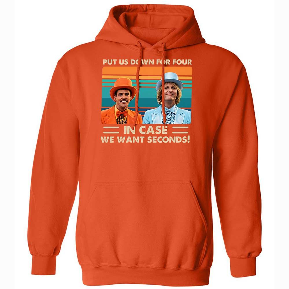 Classic Unisex Hoodie - 7E6AJ2VH - Orange - 13
