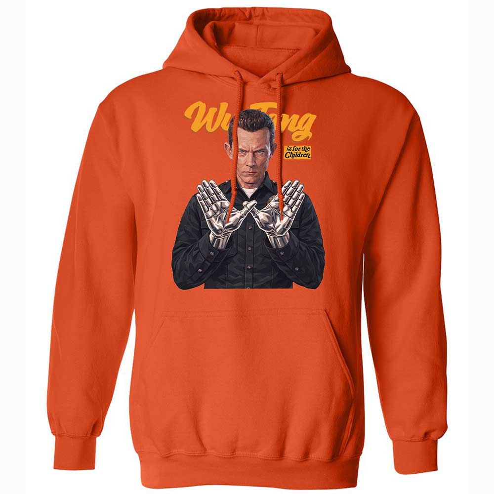 Classic Unisex Hoodie - Black - Orange - 13