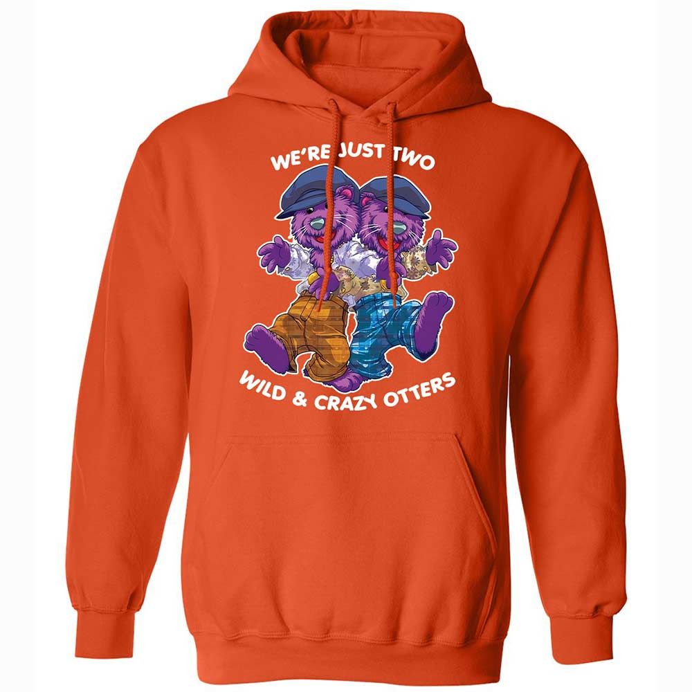 Two wild & crazy otters - Orange - 13