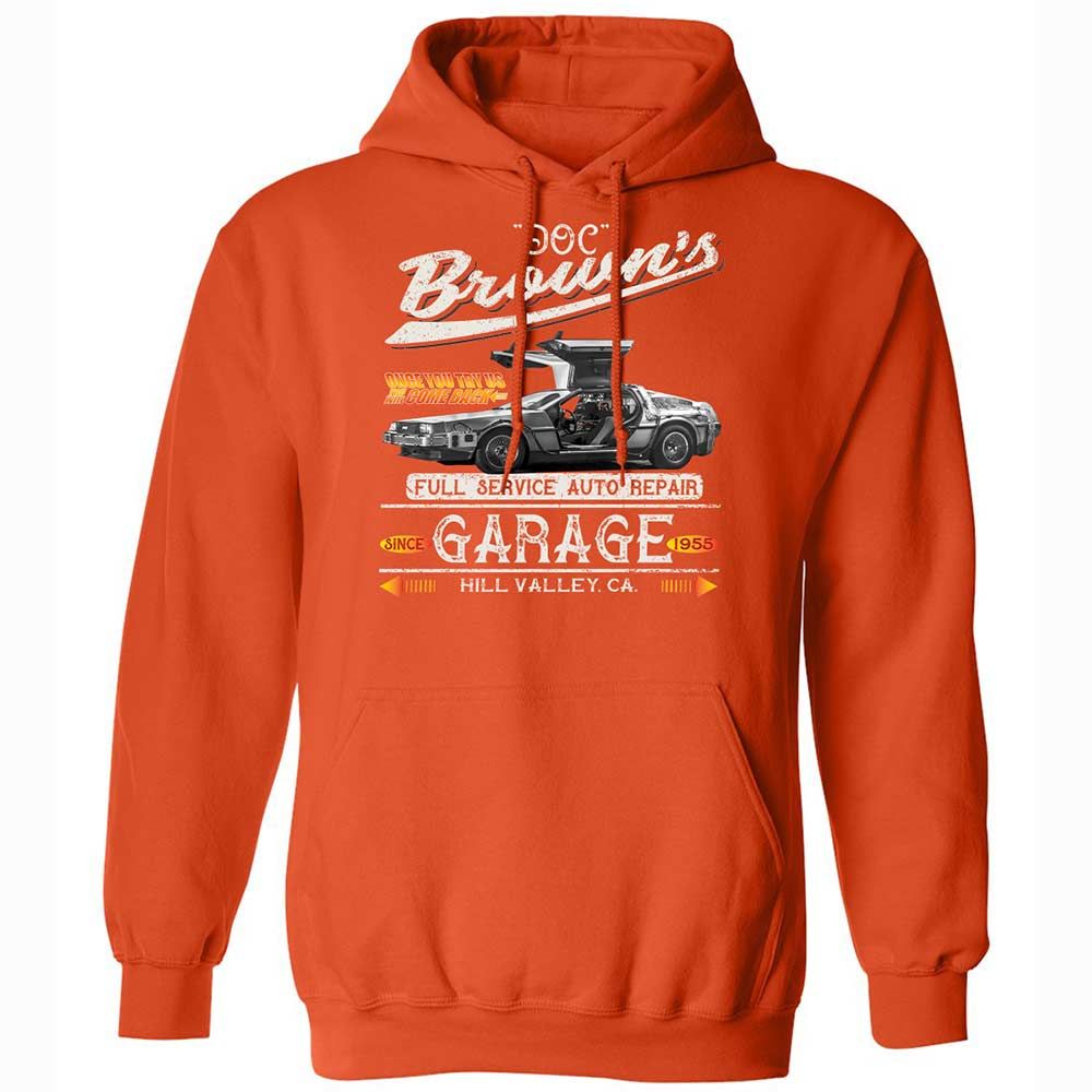Classic Unisex Hoodie - 4R1Q3J2U - Orange - 13