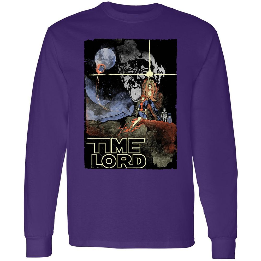 Long Sleeve T-Shirt - SYZ5QQL8 - Purple - 13