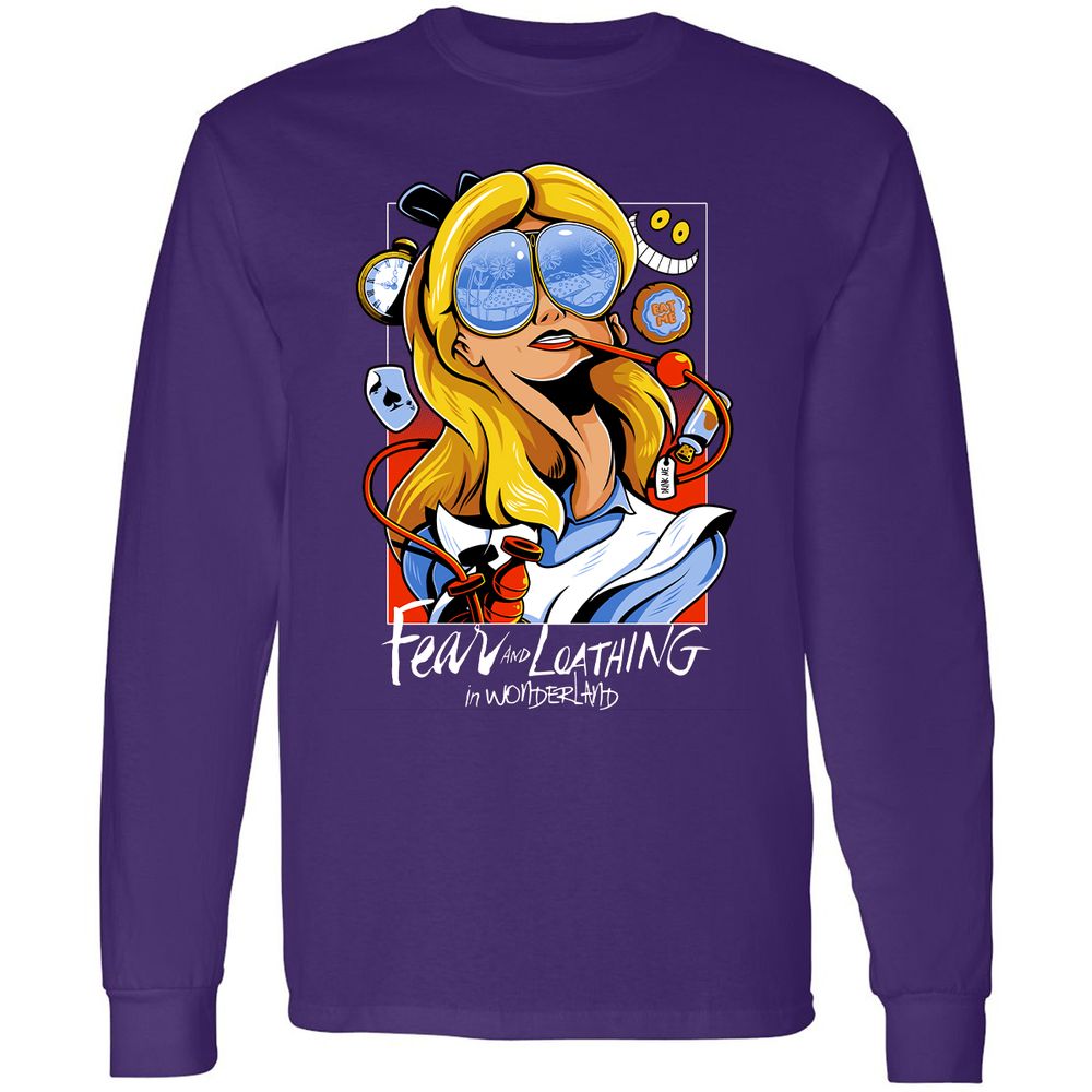 Long Sleeve T-Shirt - GC29Q91A - Purple - 13