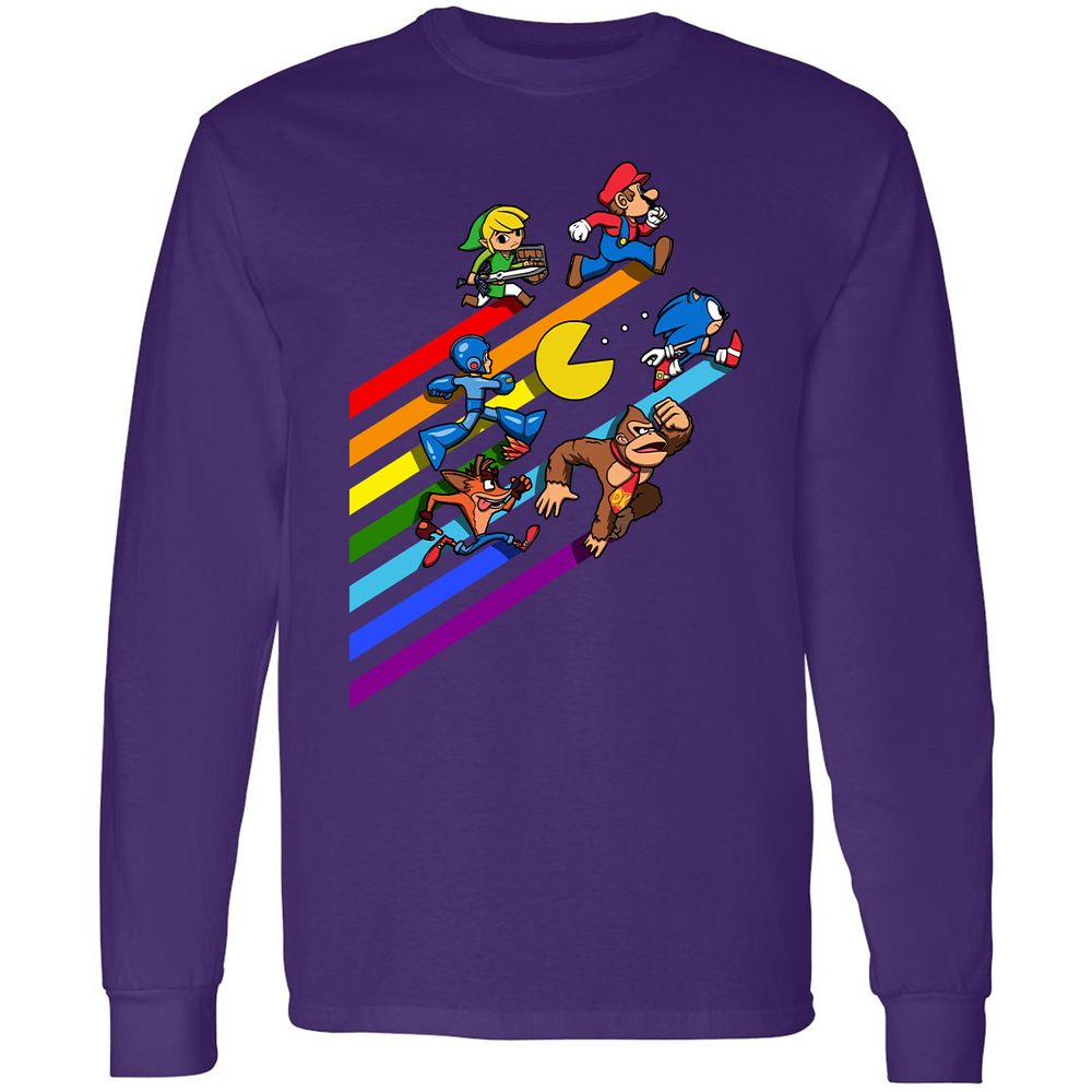 Long Sleeve T-Shirt - R8627NCT - Purple - 13
