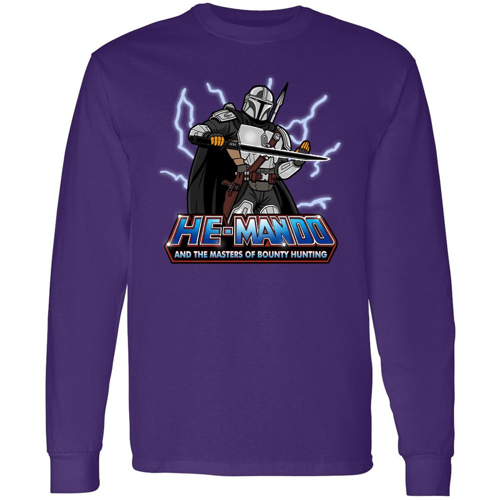 Long Sleeve T-Shirt - YFFERQR7 - Purple - 13