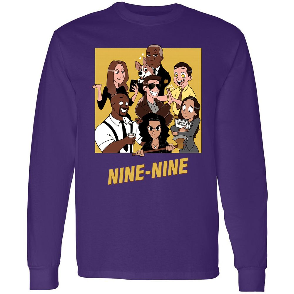 Long Sleeve T-Shirt - XJ7SYK3X - Purple - 13