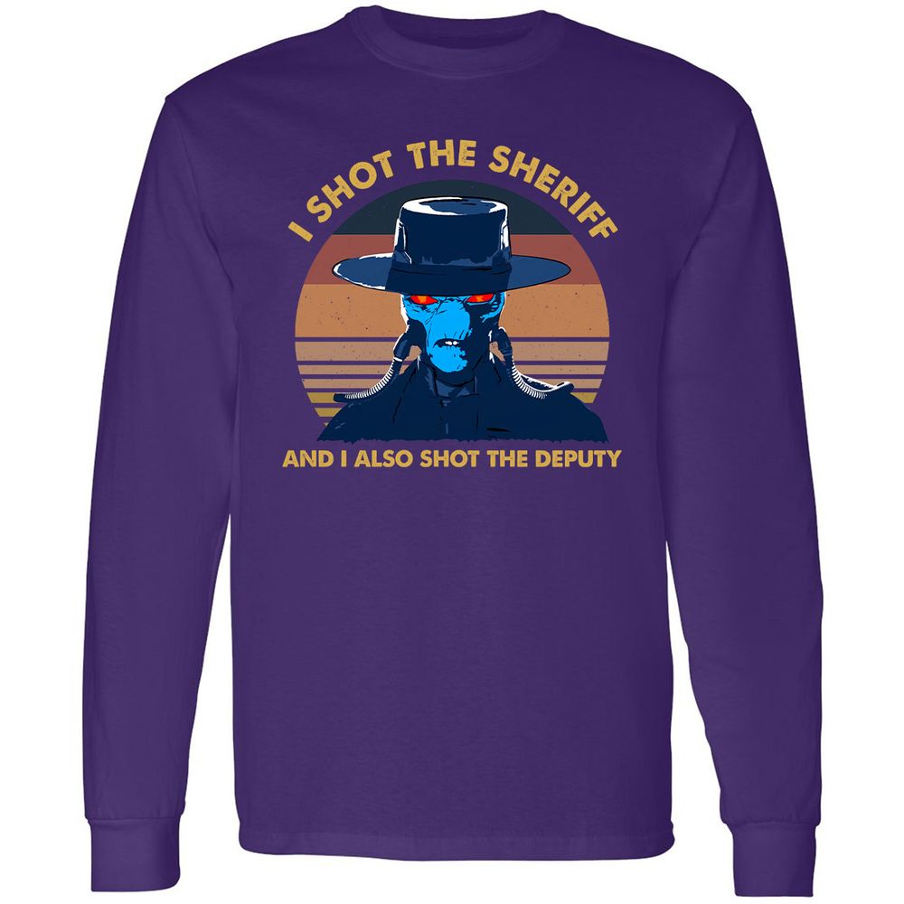 Long Sleeve T-Shirt - Q9Y7GLQB - Purple - 13