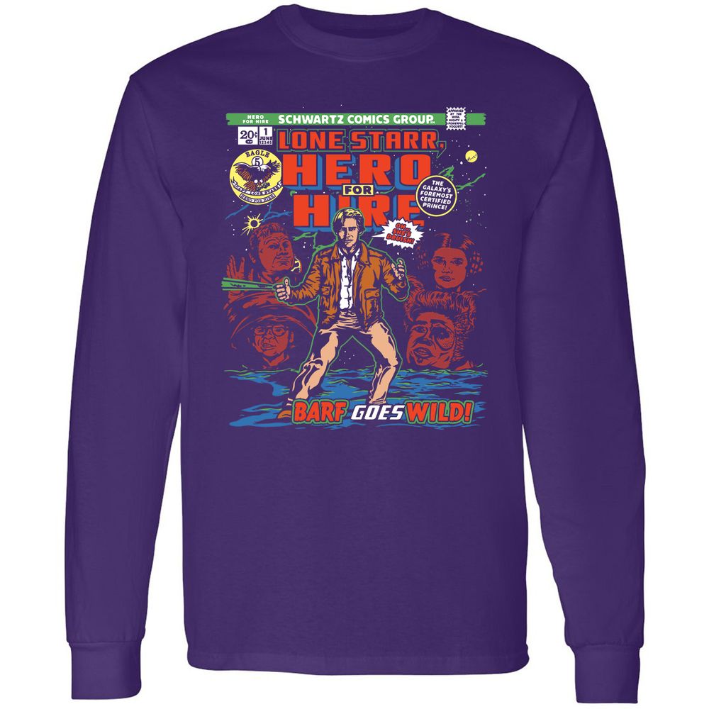 Long Sleeve T-Shirt - KJBFR13F - Purple - 13