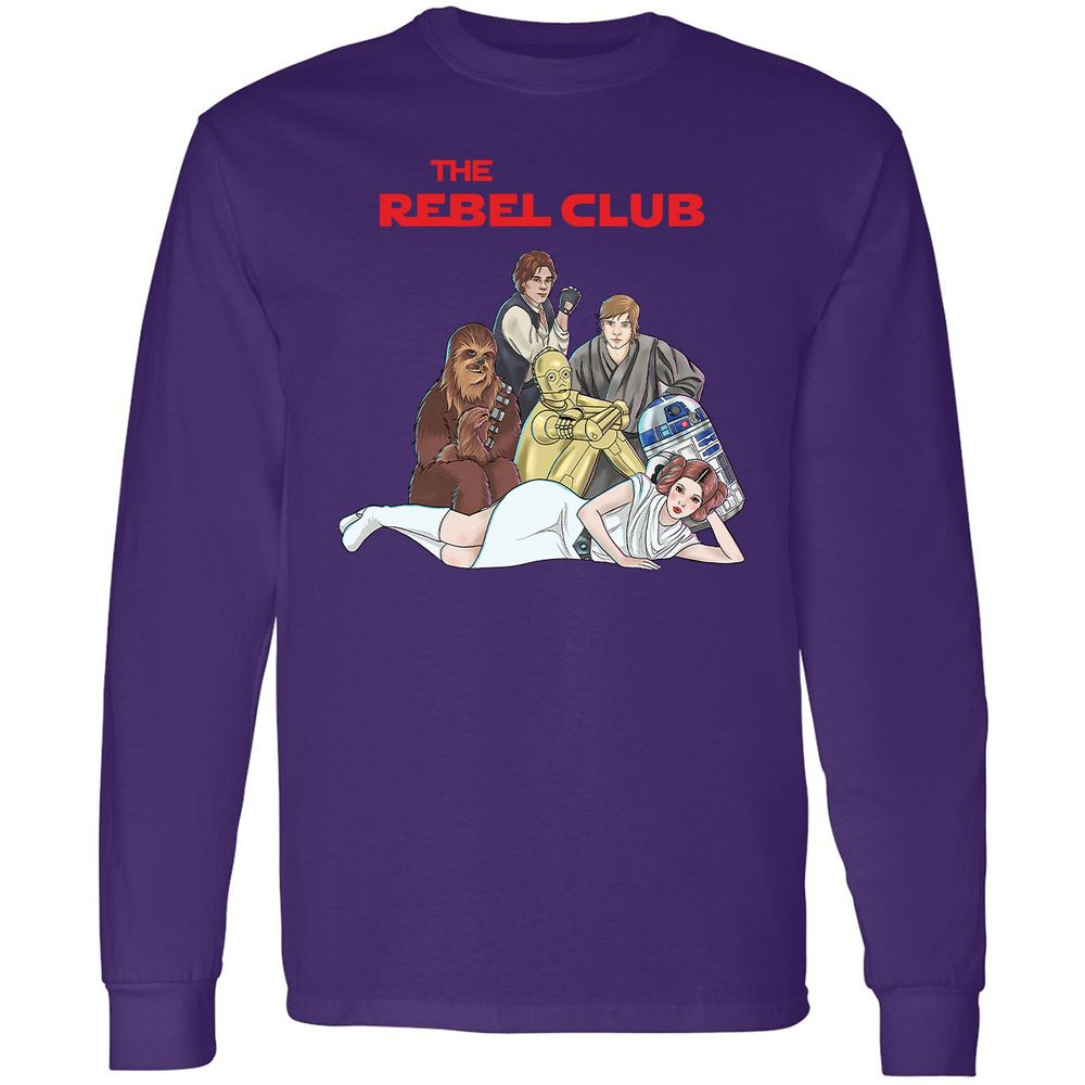 Long Sleeve T-Shirt - EVCZ7MA4 - Purple - 13