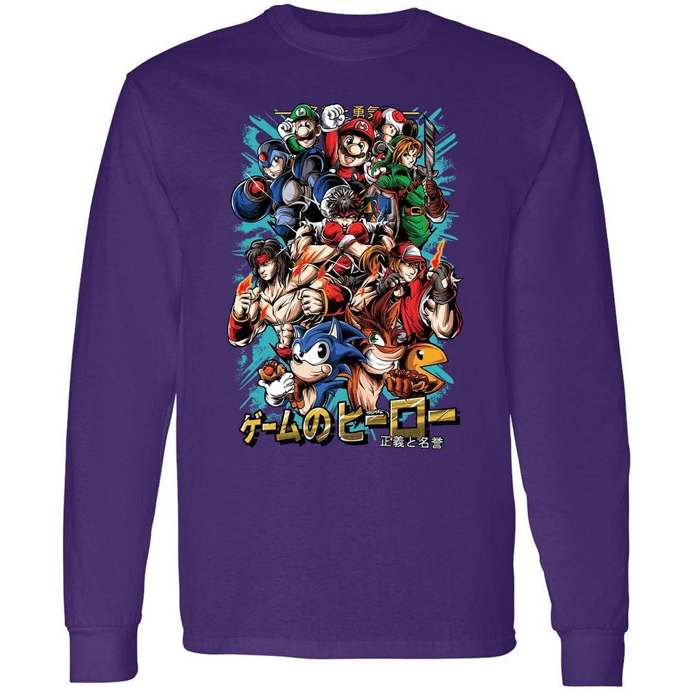 Long Sleeve T-Shirt - MCNPJ5W3 - Purple - 13