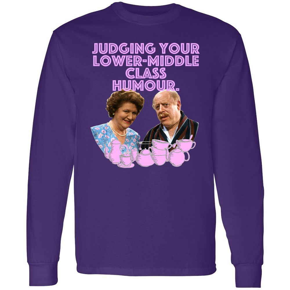 Long Sleeve T-Shirt - D1FR5VM3 - Purple - 13