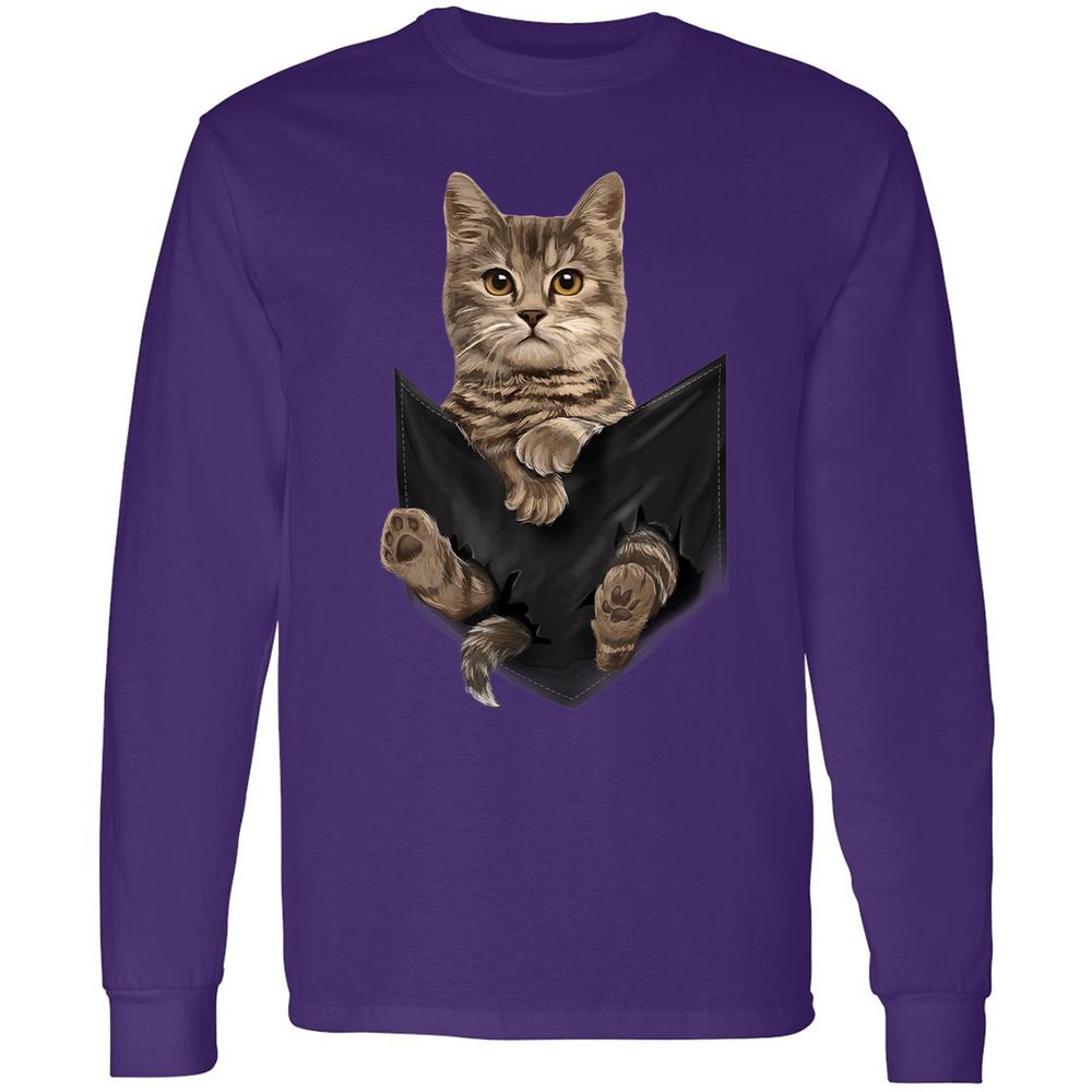 Long Sleeve T-Shirt - 27RCSU6L - Purple - 13