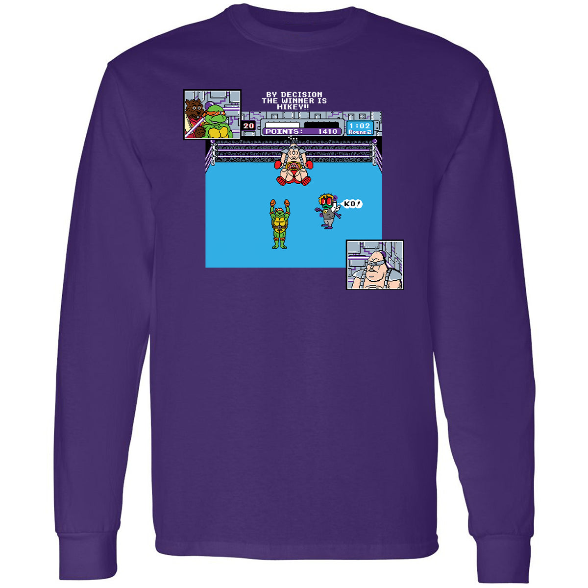 Long Sleeve T-Shirt - NWL6K7VX - Purple - 13