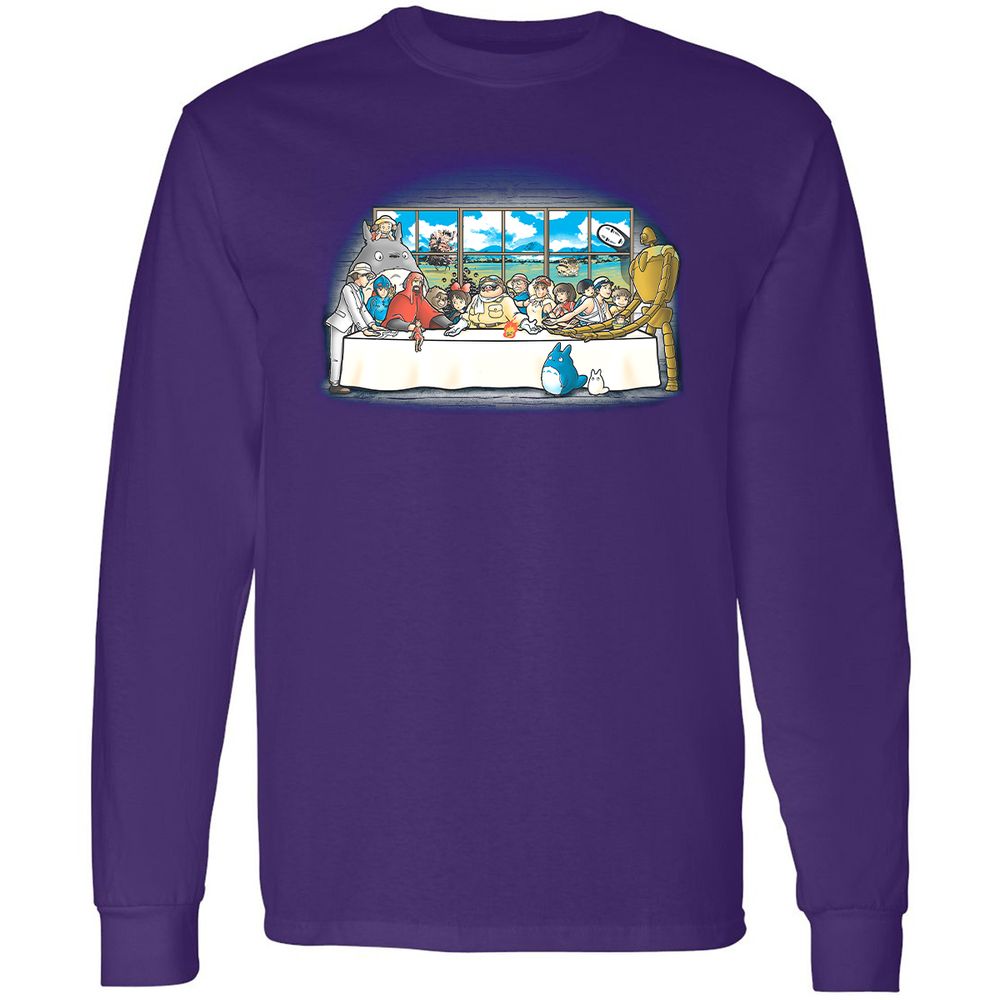 Long Sleeve T-Shirt - BY8ZH7GC - Purple - 13
