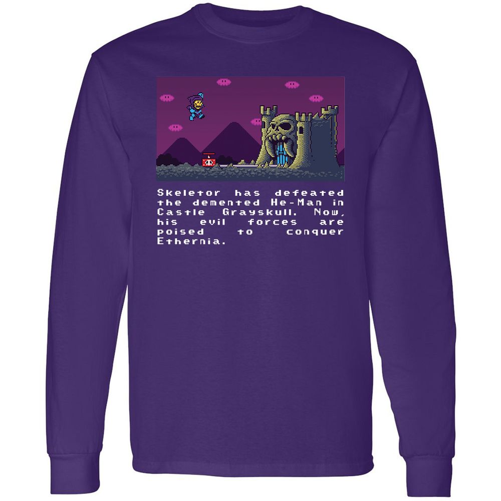 Long Sleeve T-Shirt - BG3FEJB5 - Purple - 13