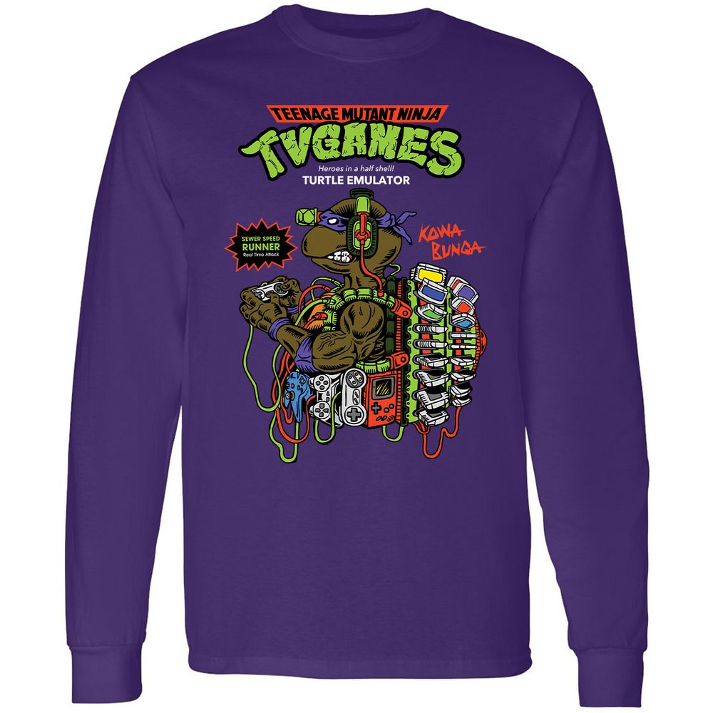 Long Sleeve T-Shirt - GYRCE3WX - Purple - 13