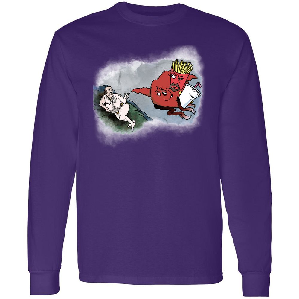 Long Sleeve T-Shirt - SQXZ5MCW - Purple - 13