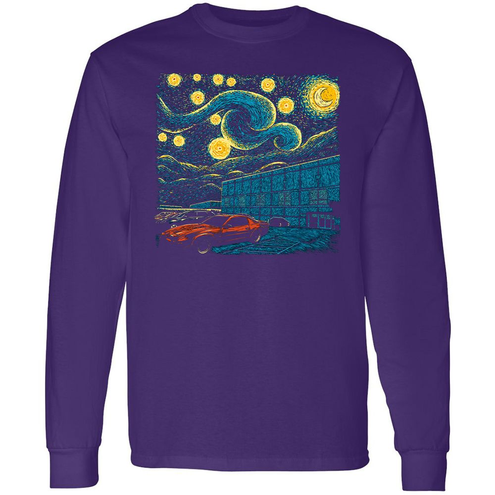 Long Sleeve T-Shirt - MYJ7J1DC - Purple - 13