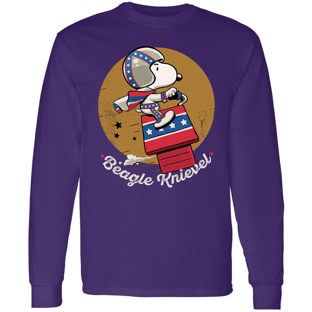 Long Sleeve T-Shirt - C4CKQ13R - Purple - 13