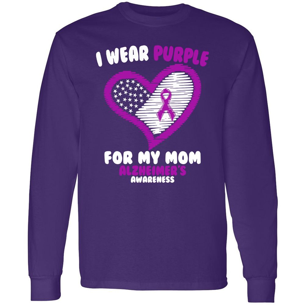 Long Sleeve T-Shirt - XZM6517F - Purple - 13