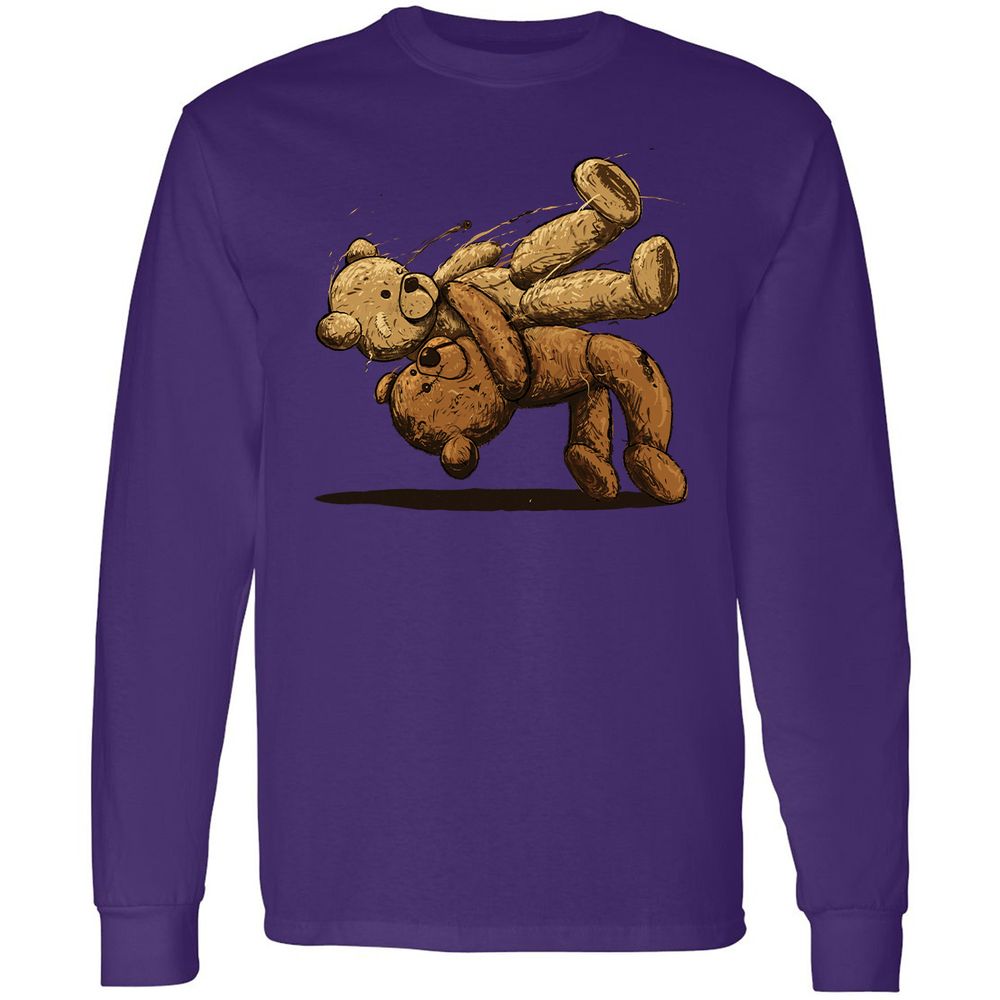 Long Sleeve T-Shirt - PBYZTZWJ - Purple - 13