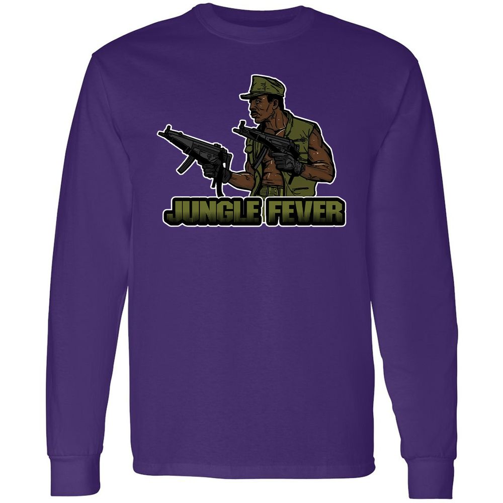 Long Sleeve T-Shirt - QD7BUZJT - Purple - 13