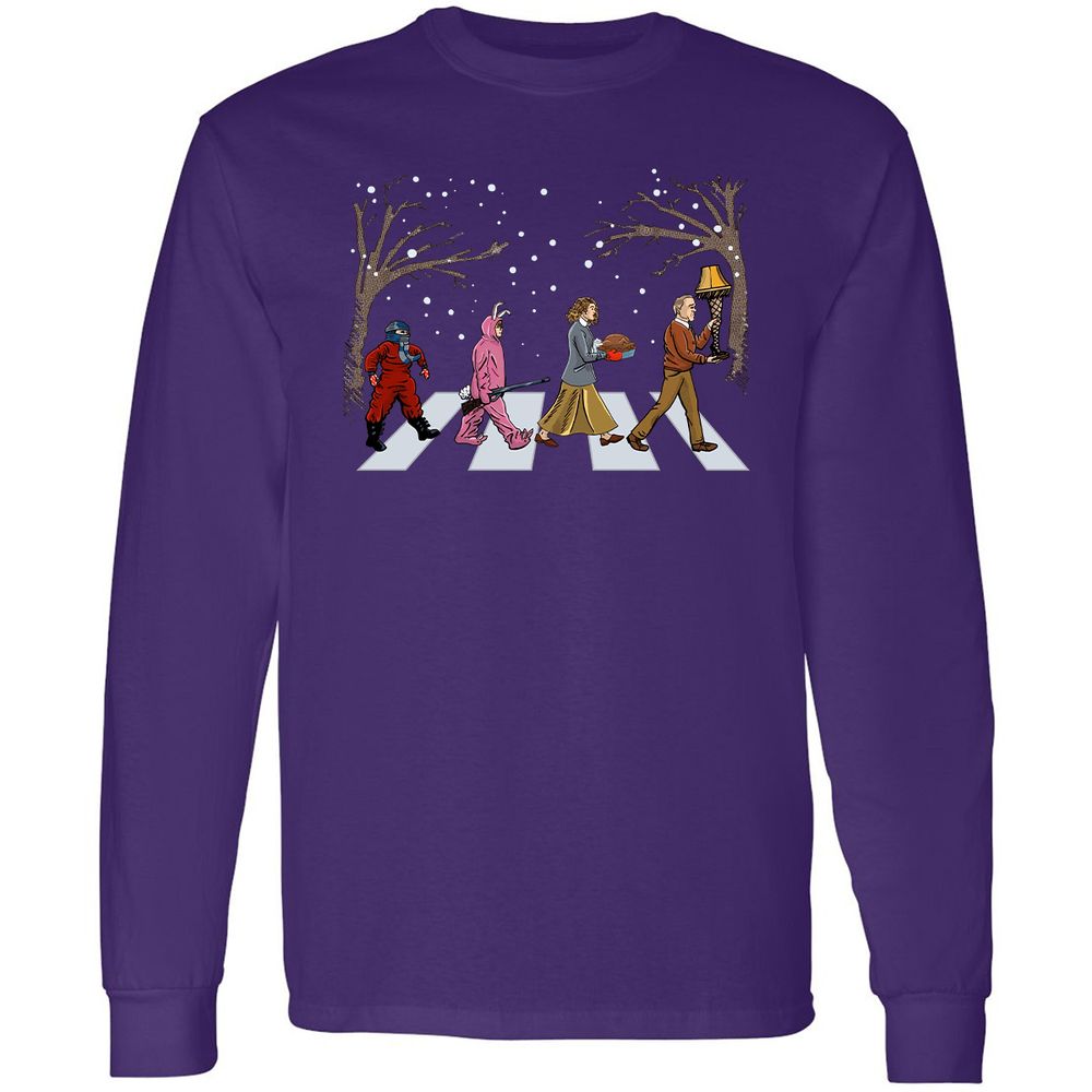 Long Sleeve T-Shirt - V4J58W4D - Purple - 13