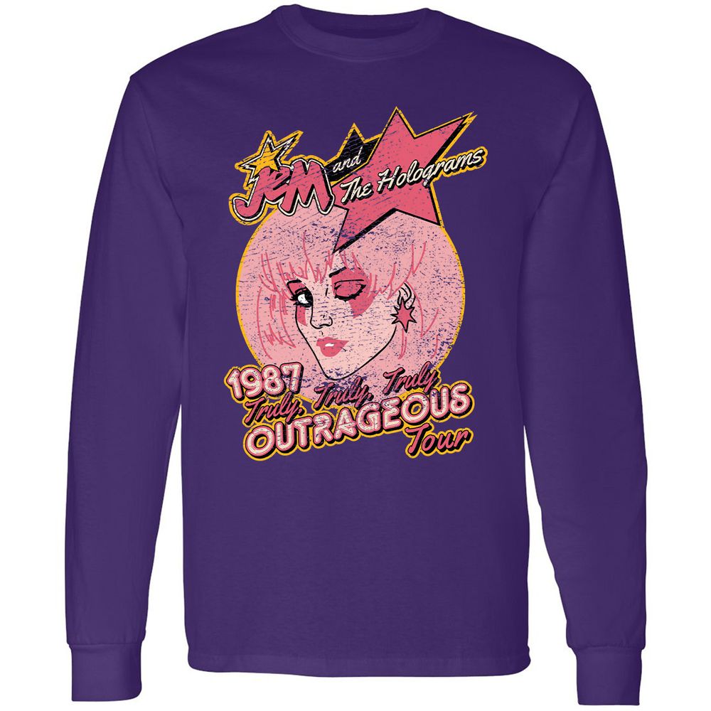 Long Sleeve T-Shirt - KNQA7F52 - Purple - 13