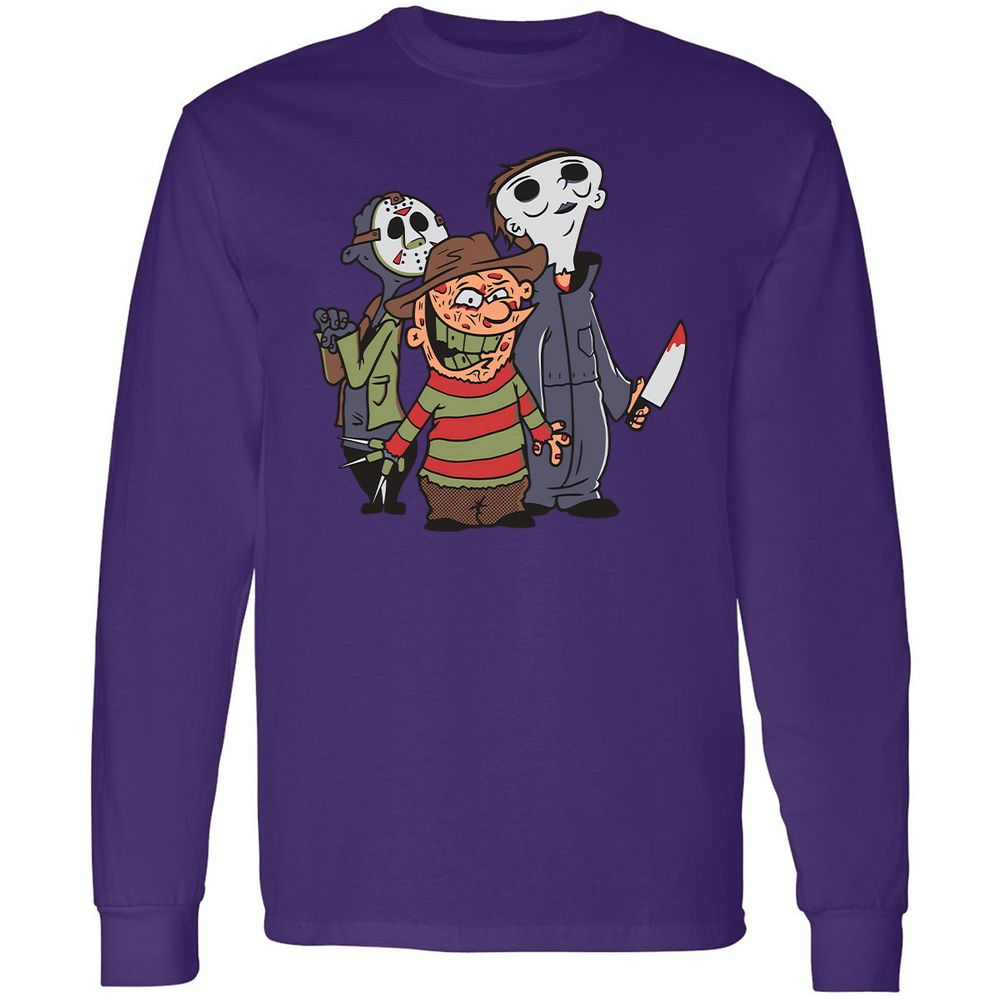 Long Sleeve T-Shirt - 97WXEHEV - Purple - 13