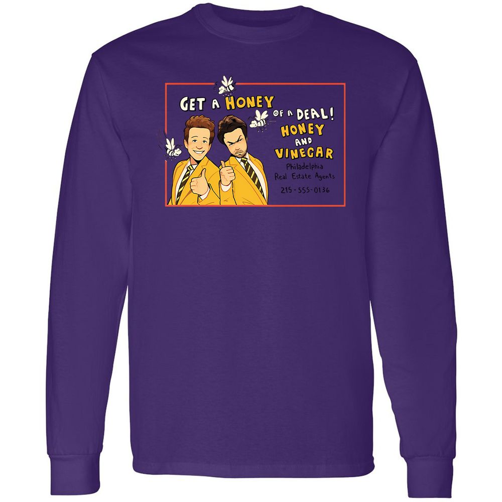 Long Sleeve T-Shirt - D6ZVC1PP - Purple - 13