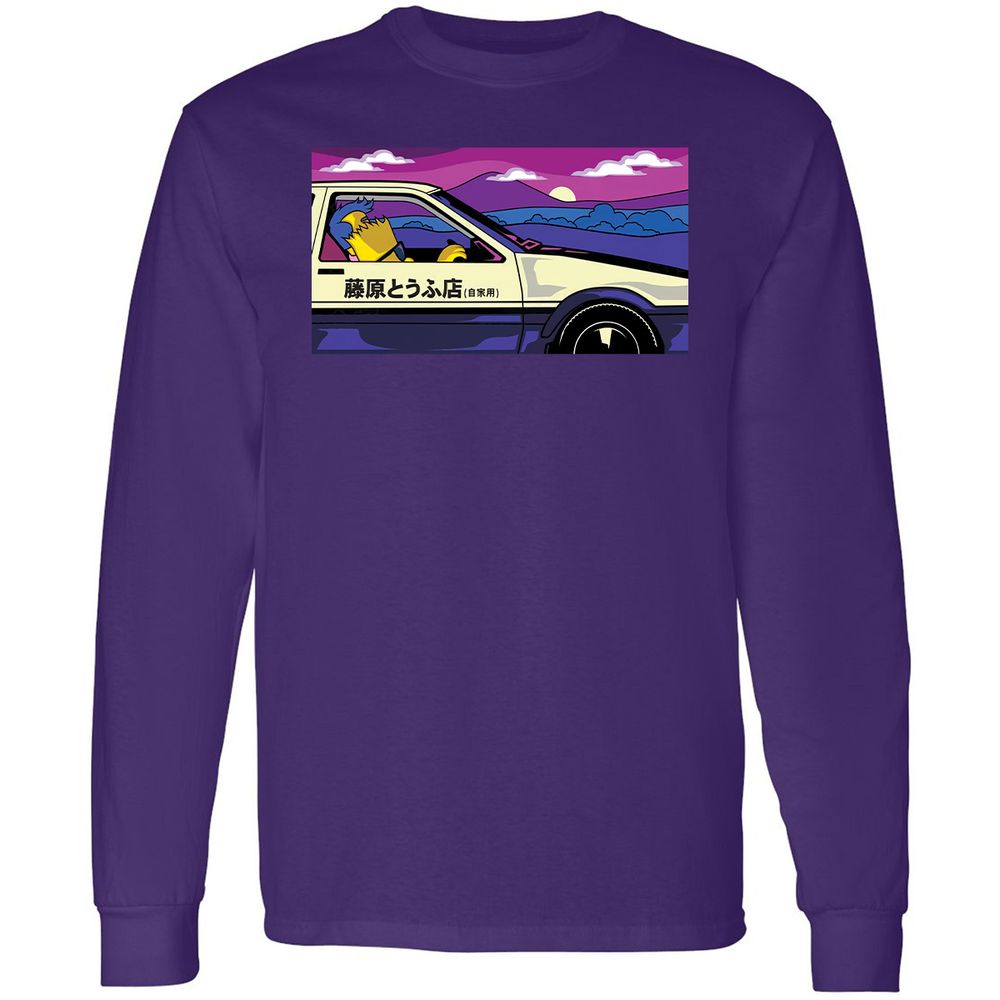 Long Sleeve T-Shirt - 9ETDAZSK - Purple - 13