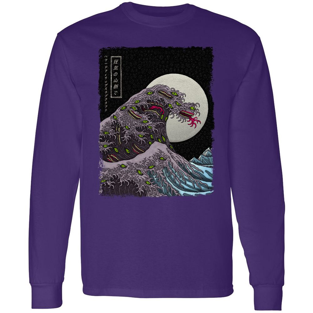 Long Sleeve T-Shirt - Q18HKTWW - Purple - 13