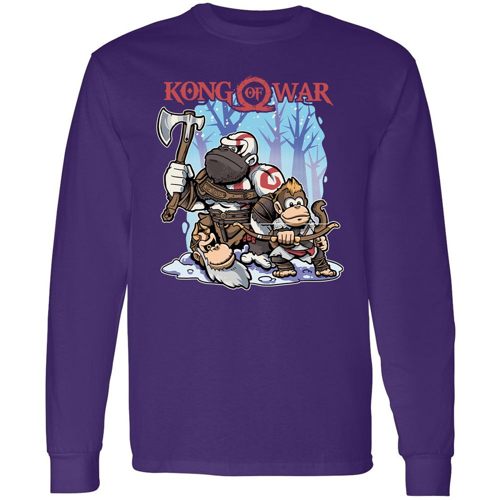 Long Sleeve T-Shirt - HT3FHPSQ - Purple - 13