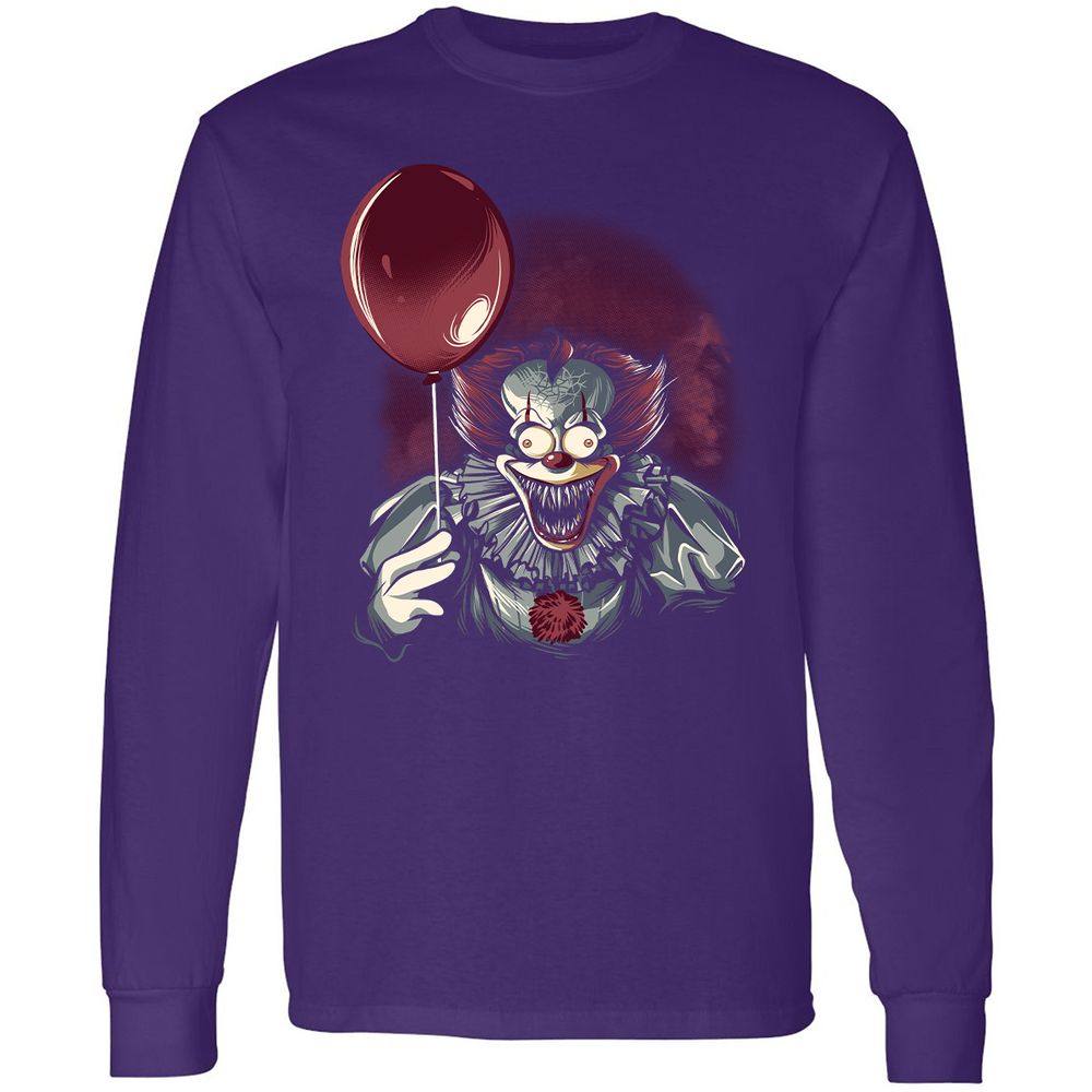 Long Sleeve T-Shirt - YLFMV9U3 - Purple - 13