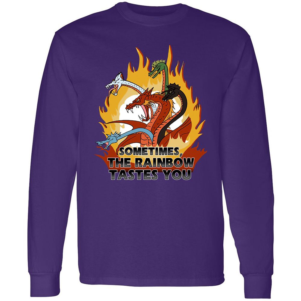 Long Sleeve T-Shirt - WR8XGZZZ - Purple - 13